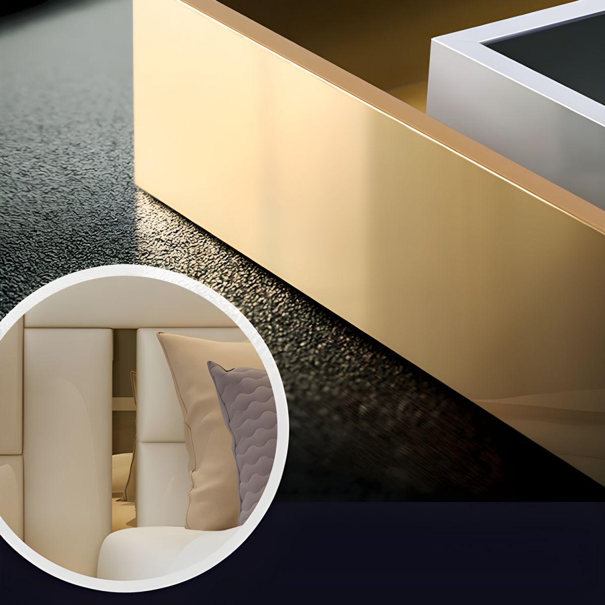 Blok Upholstered Bed for Comfortable Sleep | Made to Order