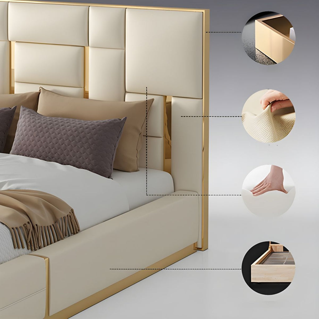 Blok Upholstered Bed for Comfortable Sleep | Made to Order