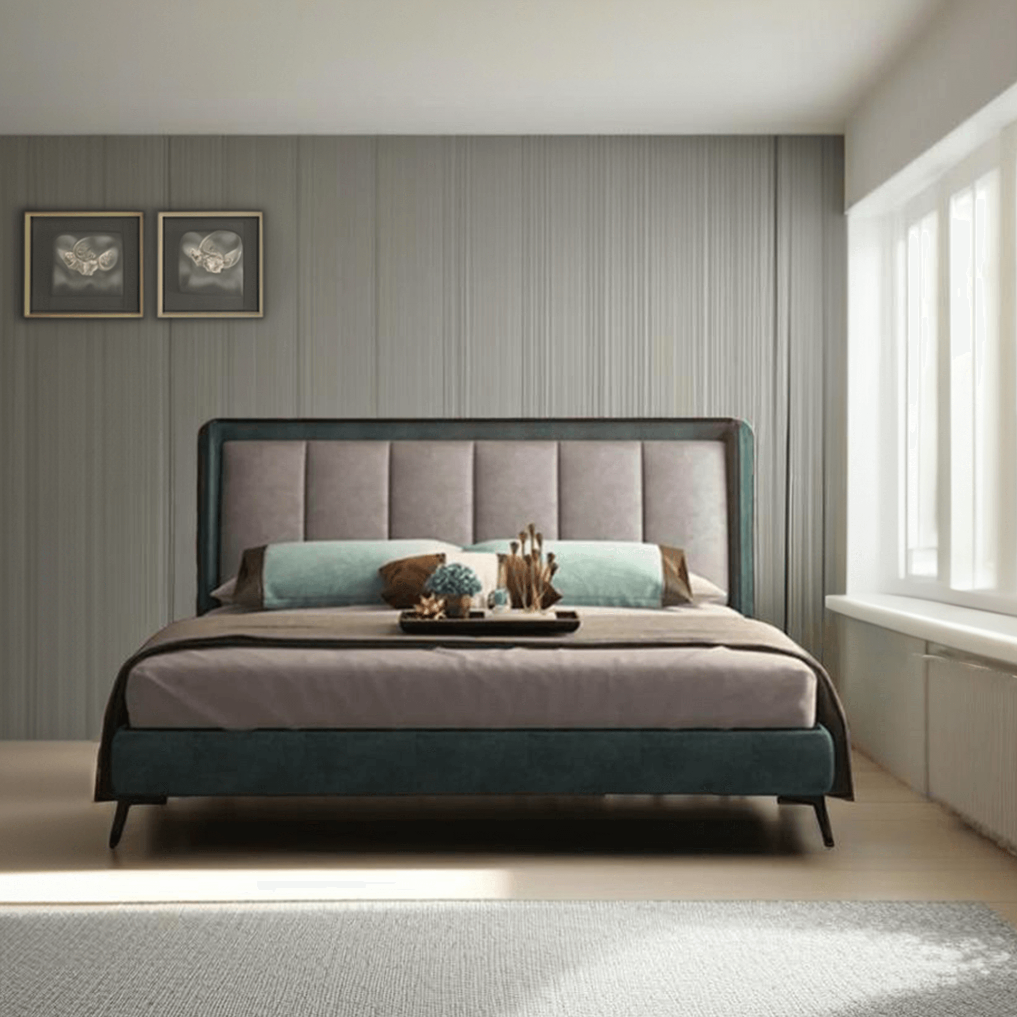 Leo Upholstered Bed for Bedroom | Direct from Manufacturer