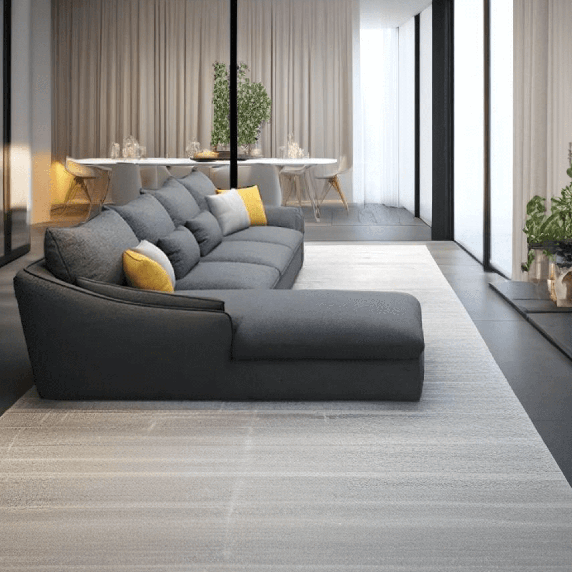 Sylvia Lounge Sofa for TV Room | Custom Made