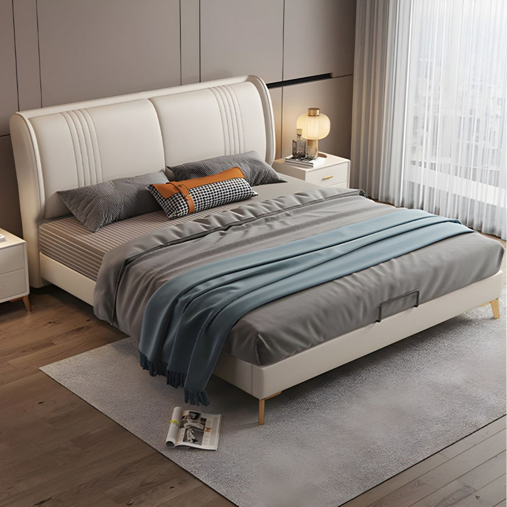 Angelou Uphostered Bed for Bedroom | Custom Made
