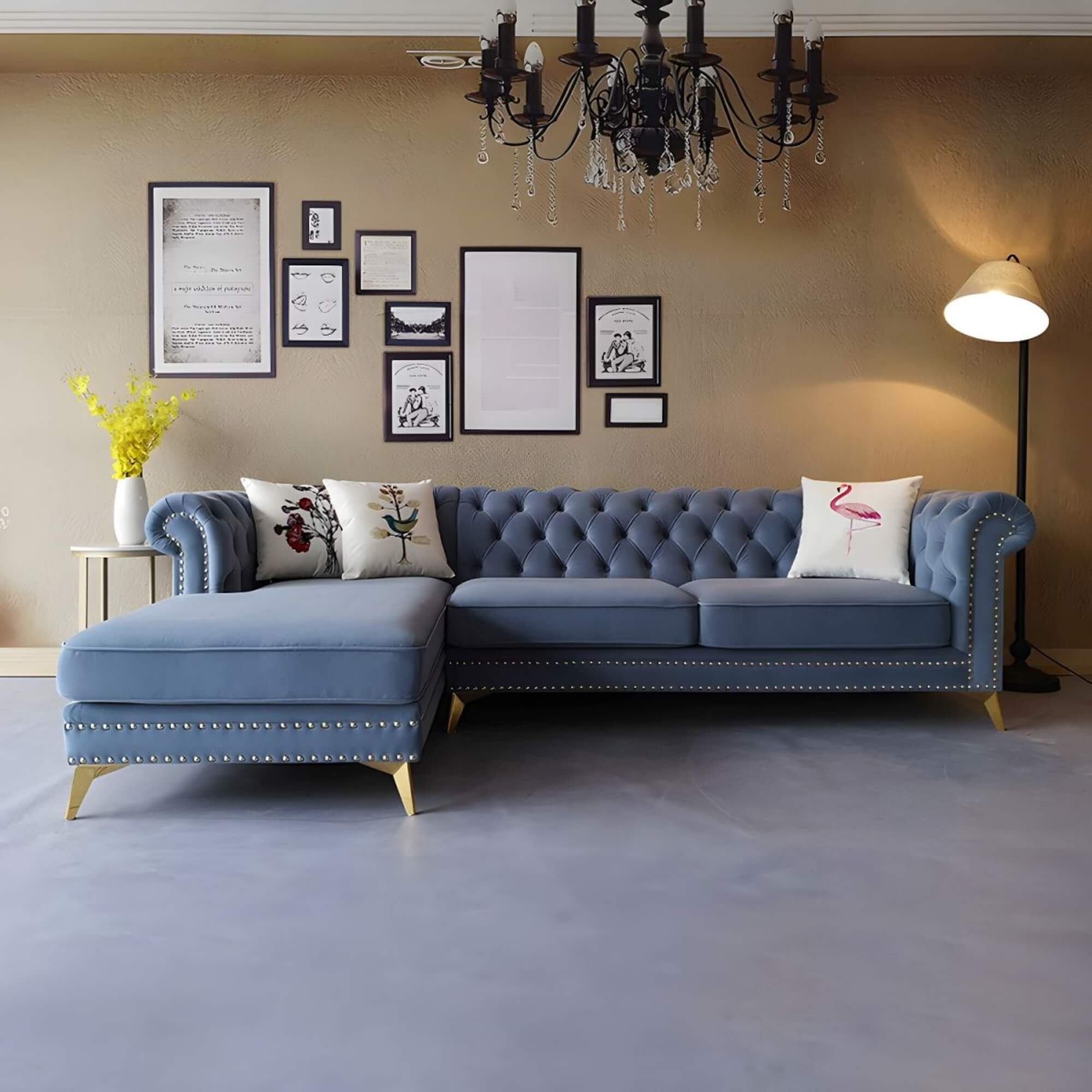 Sicilian Classic Lounger for Spacious Areas | Made to Order