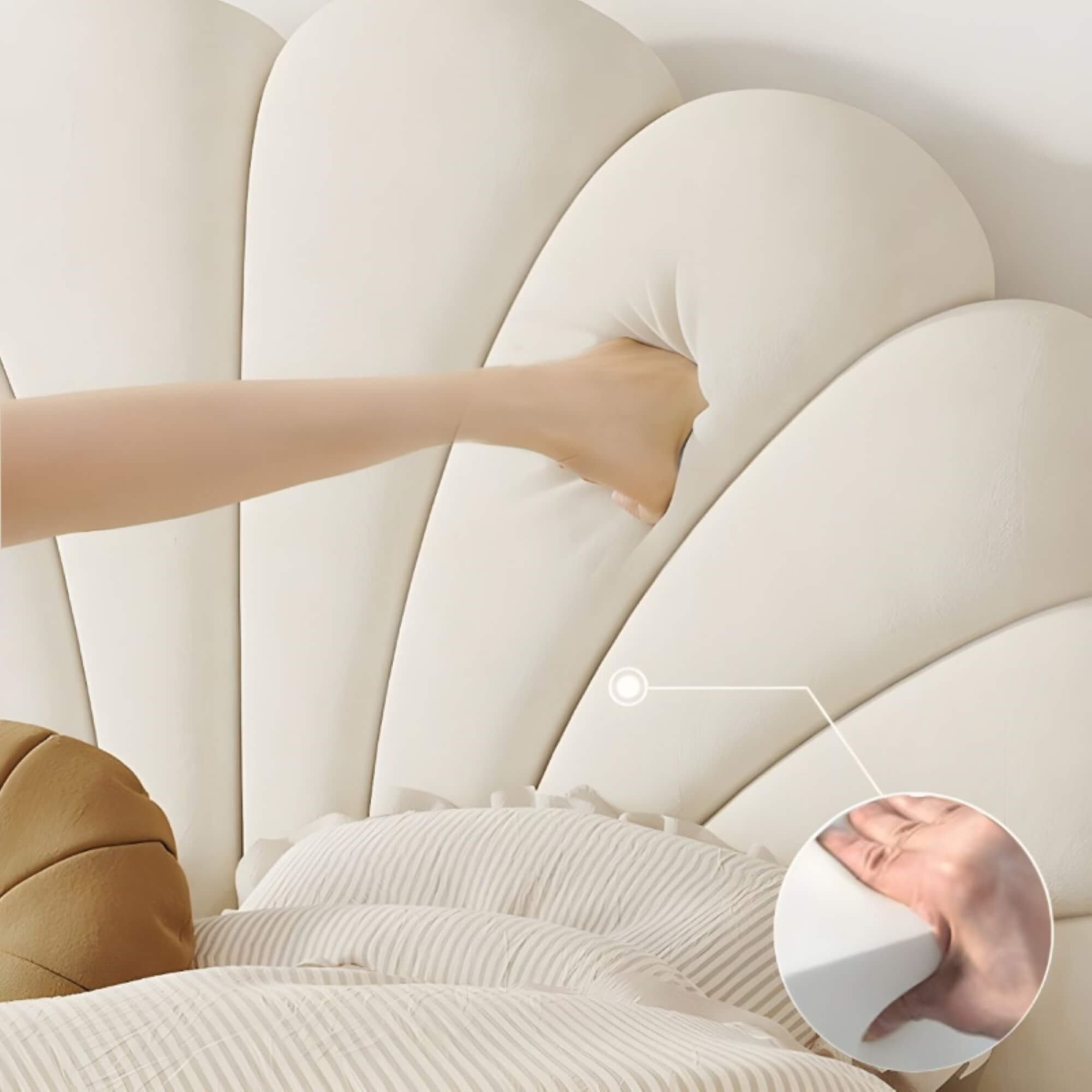 Roald Upholstered Bed for Bedroom | Direct from Factory