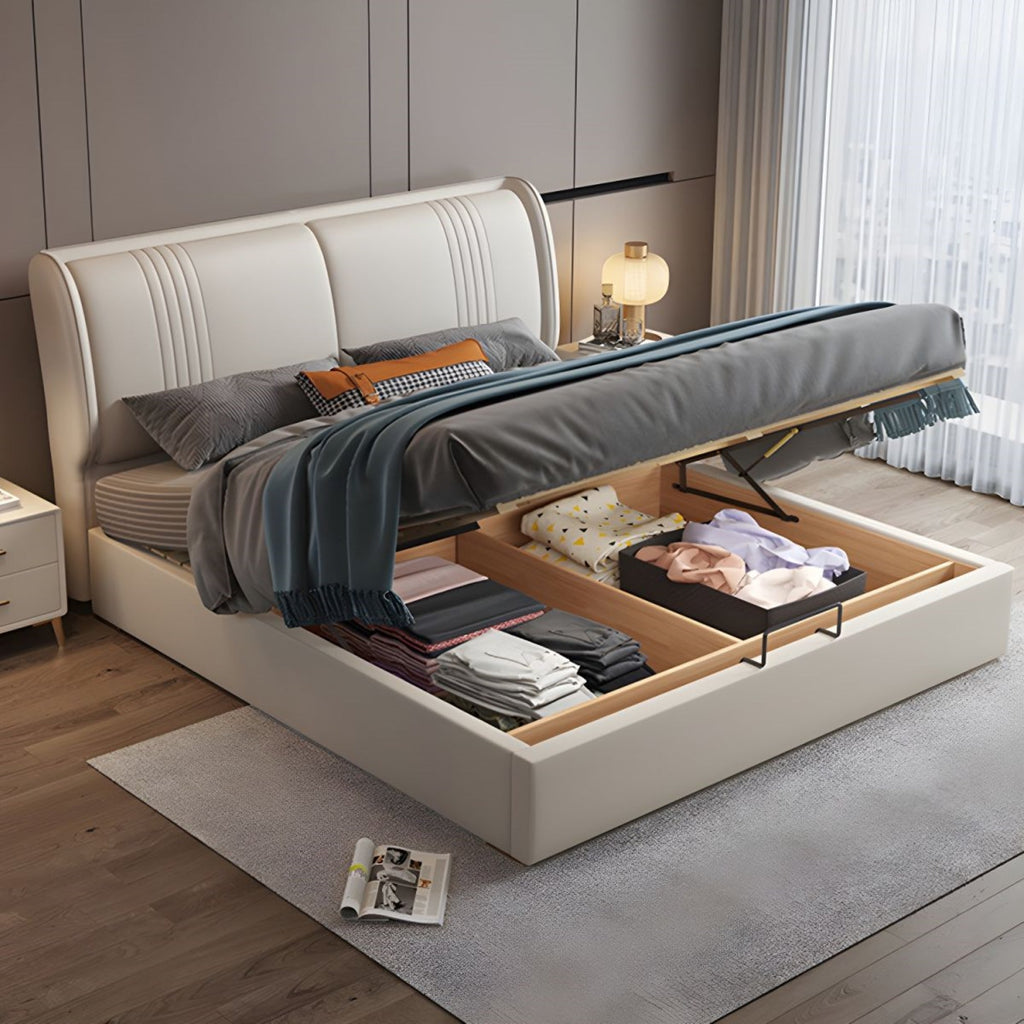 Angelou Uphostered Bed for Bedroom | Custom Made