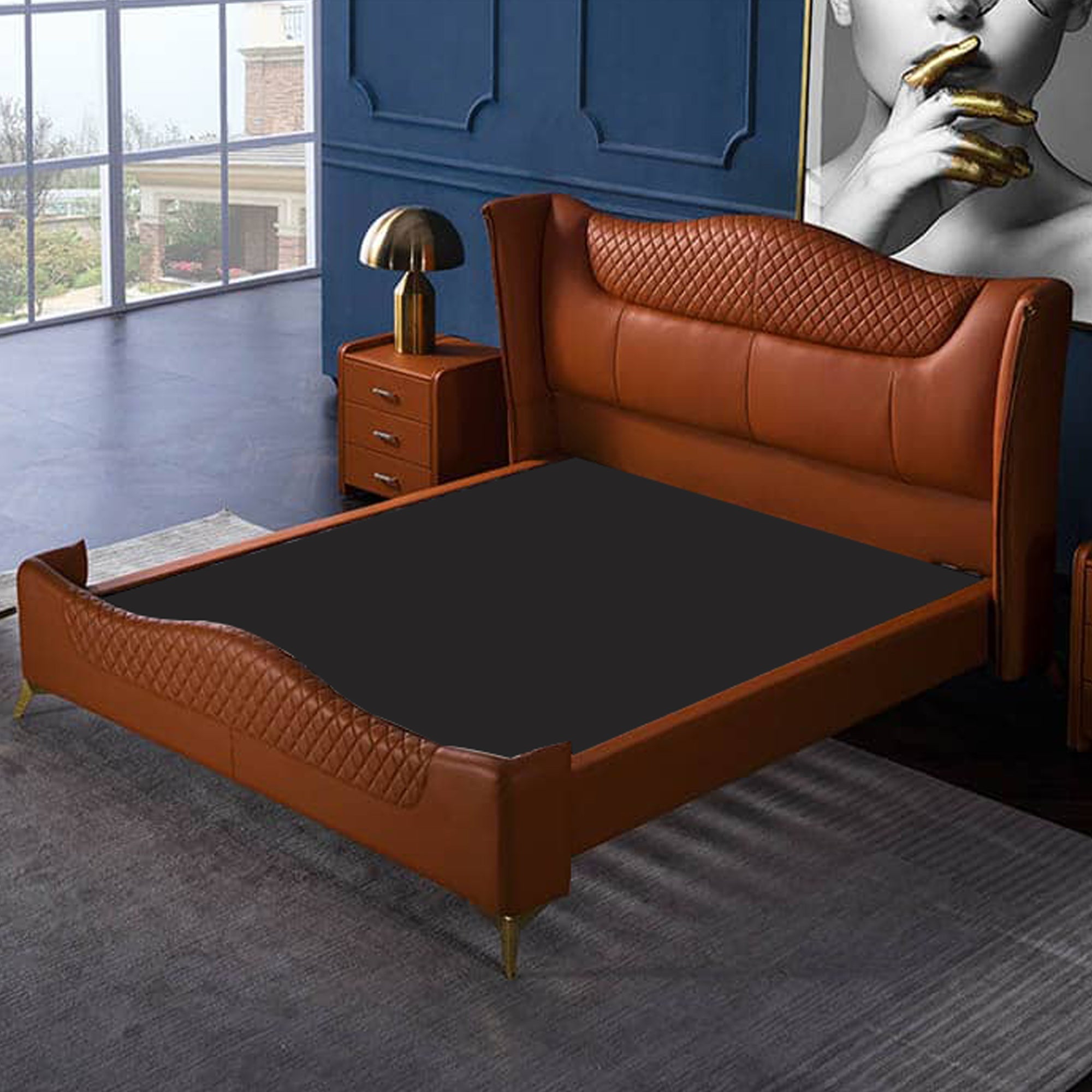 Marlon Upholstered Bed for Bedroom | Direct from Factory