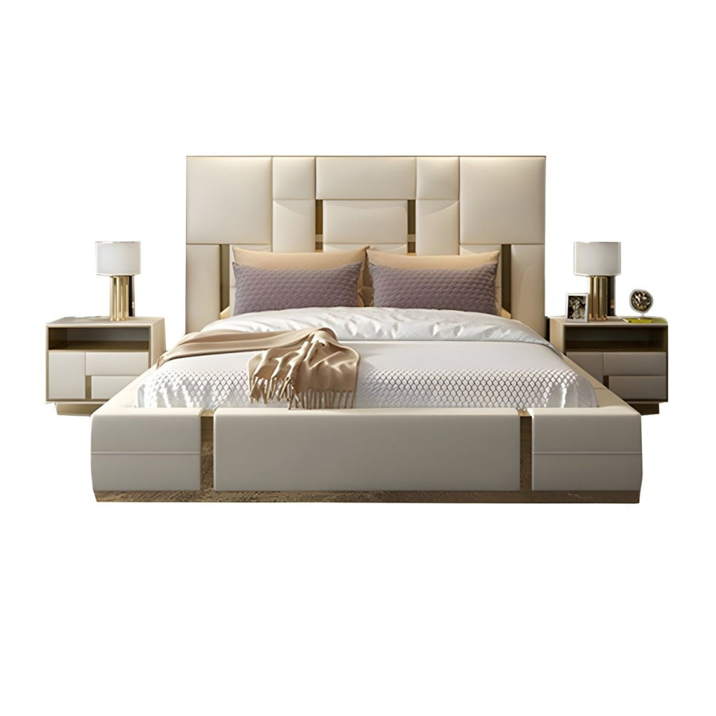 Blok Upholstered Bed for Comfortable Sleep | Made to Order