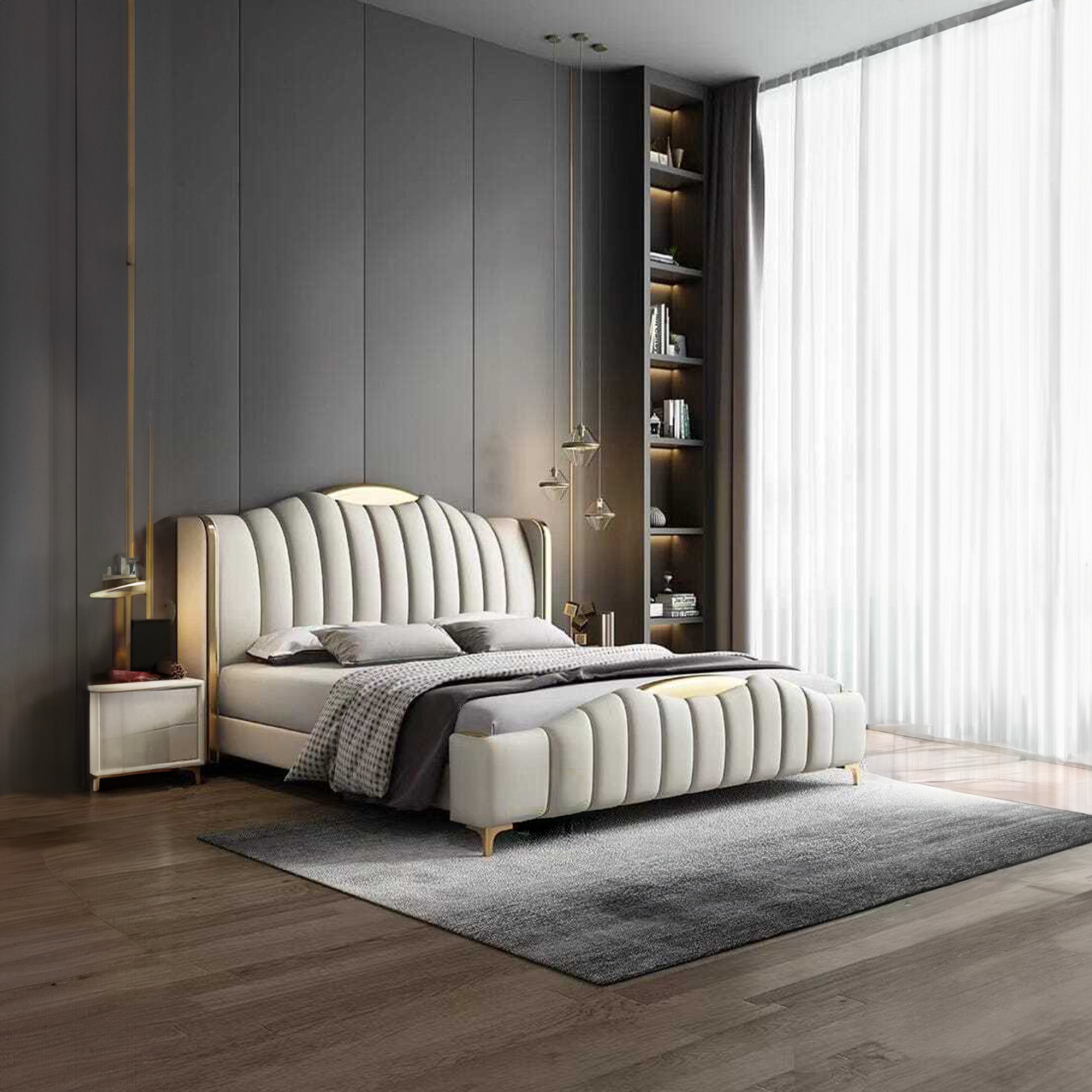 Dumas Upholstered Bed for Bedroom | Direct from Manufacturer