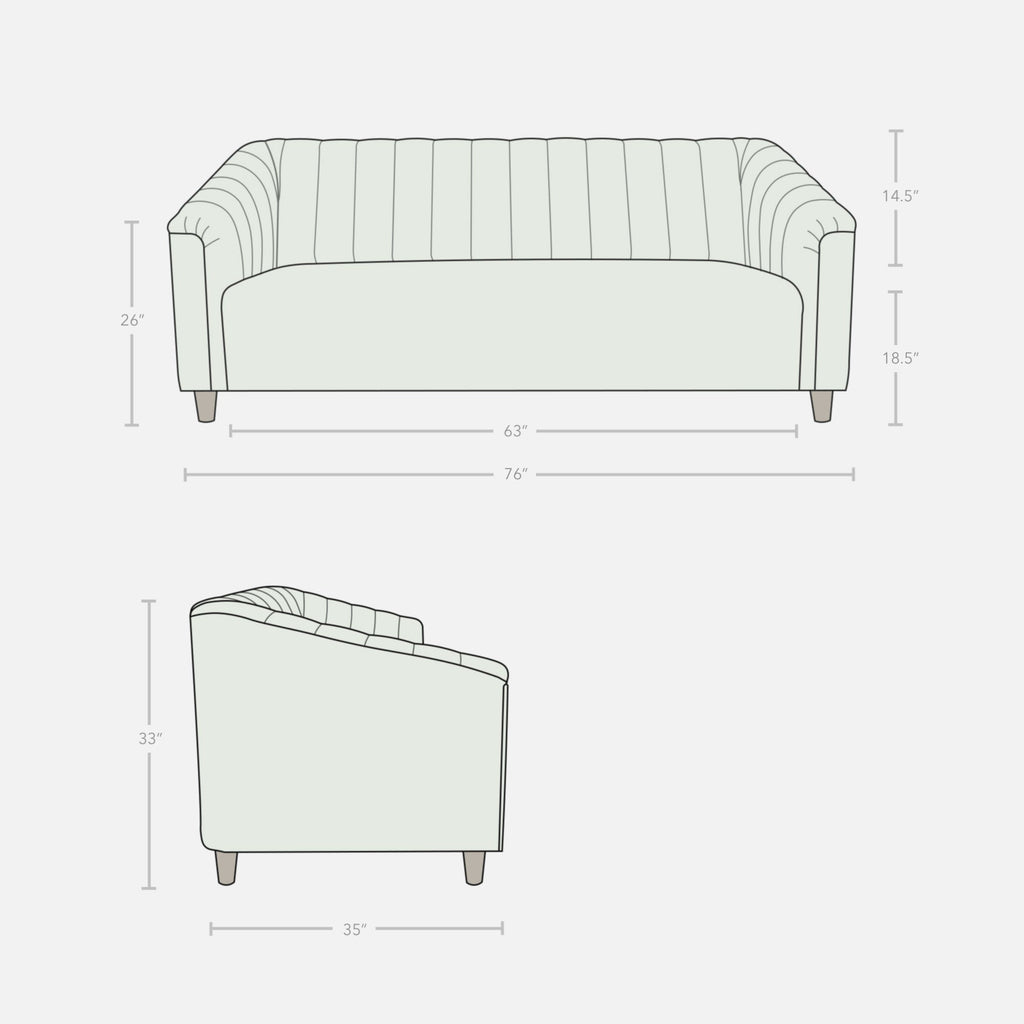 Alexis 3 Seater Sofa