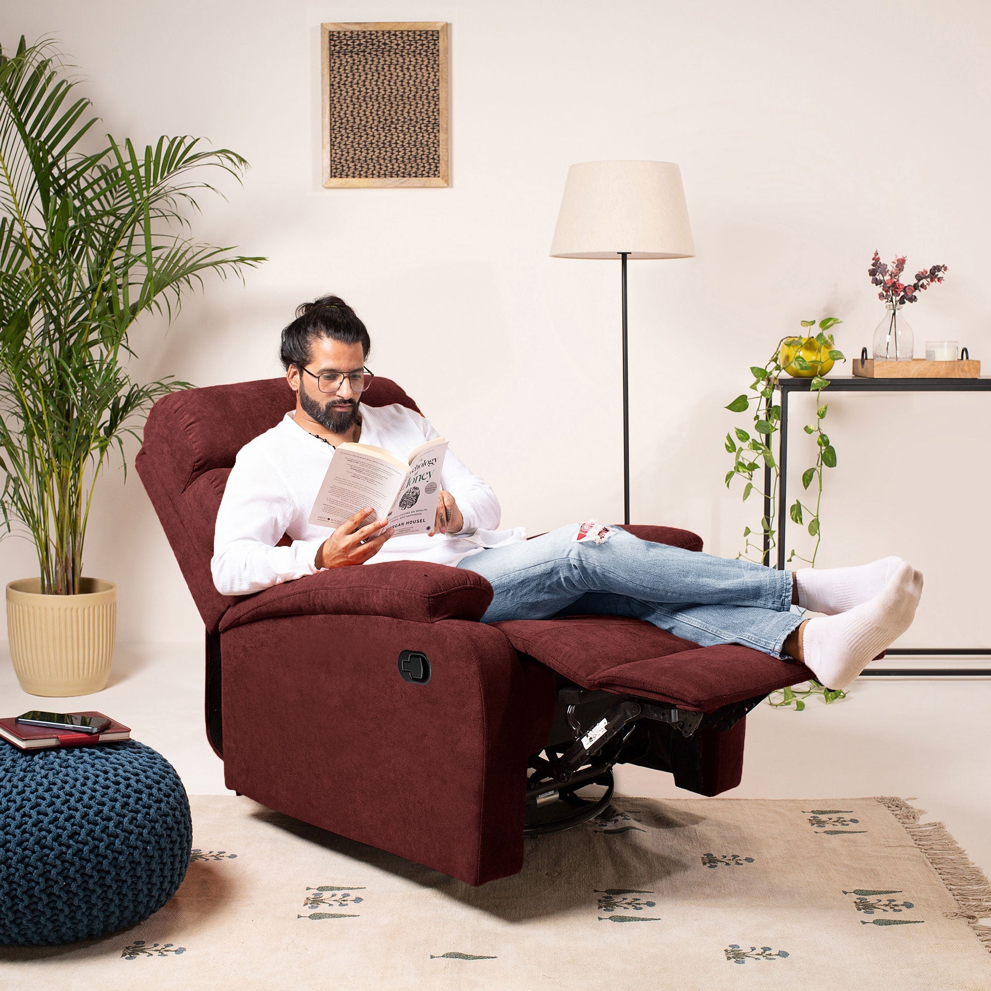 Alonso Fabric Recliner