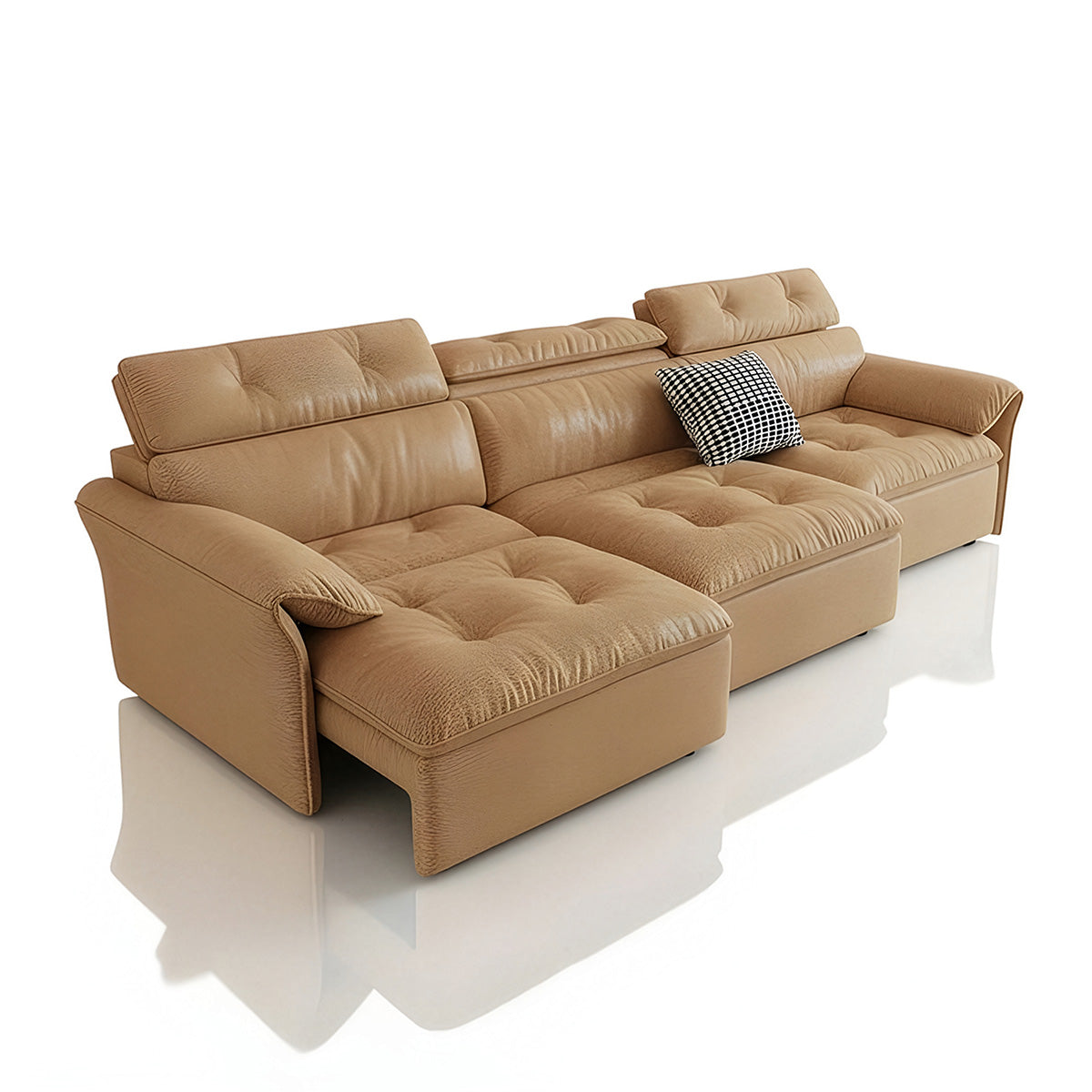 The Amber Tufted Sofa