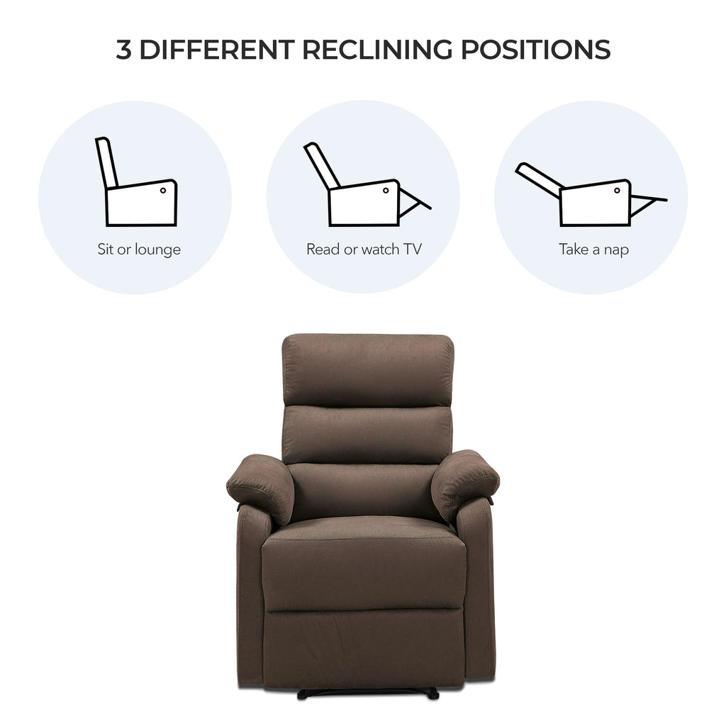 Cypress Manual Fabric Recliner