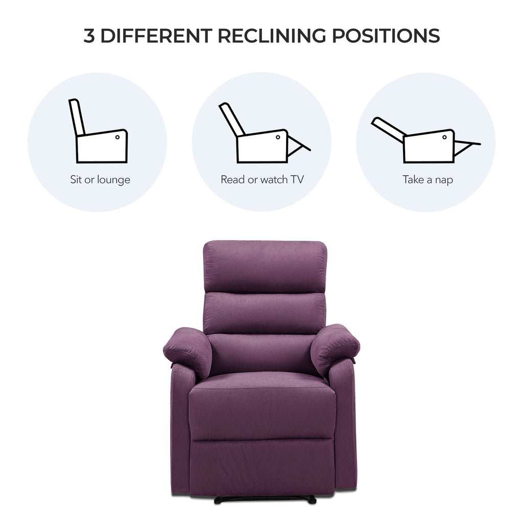 Cypress Manual Fabric Recliner