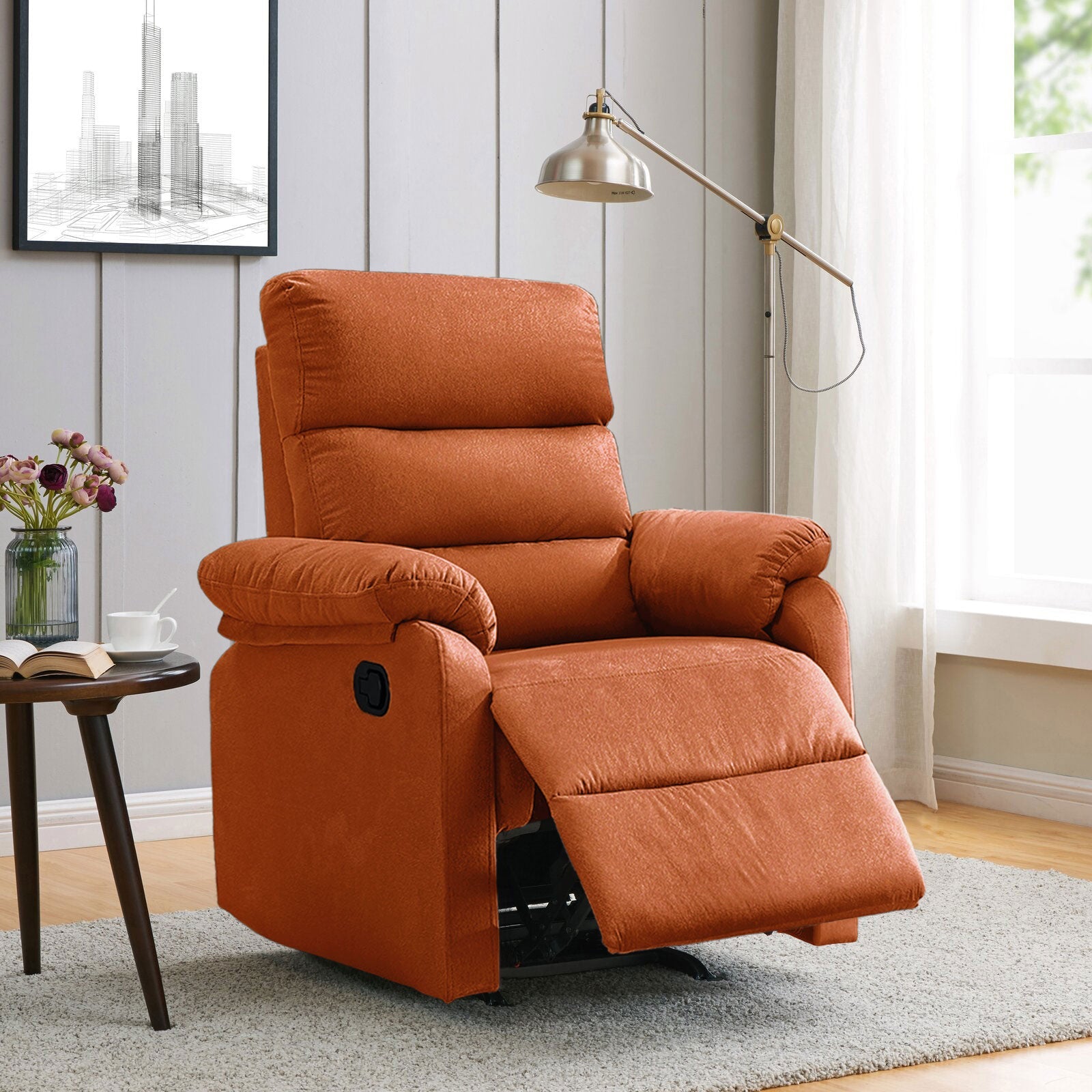 Cypress Manual Fabric Recliner