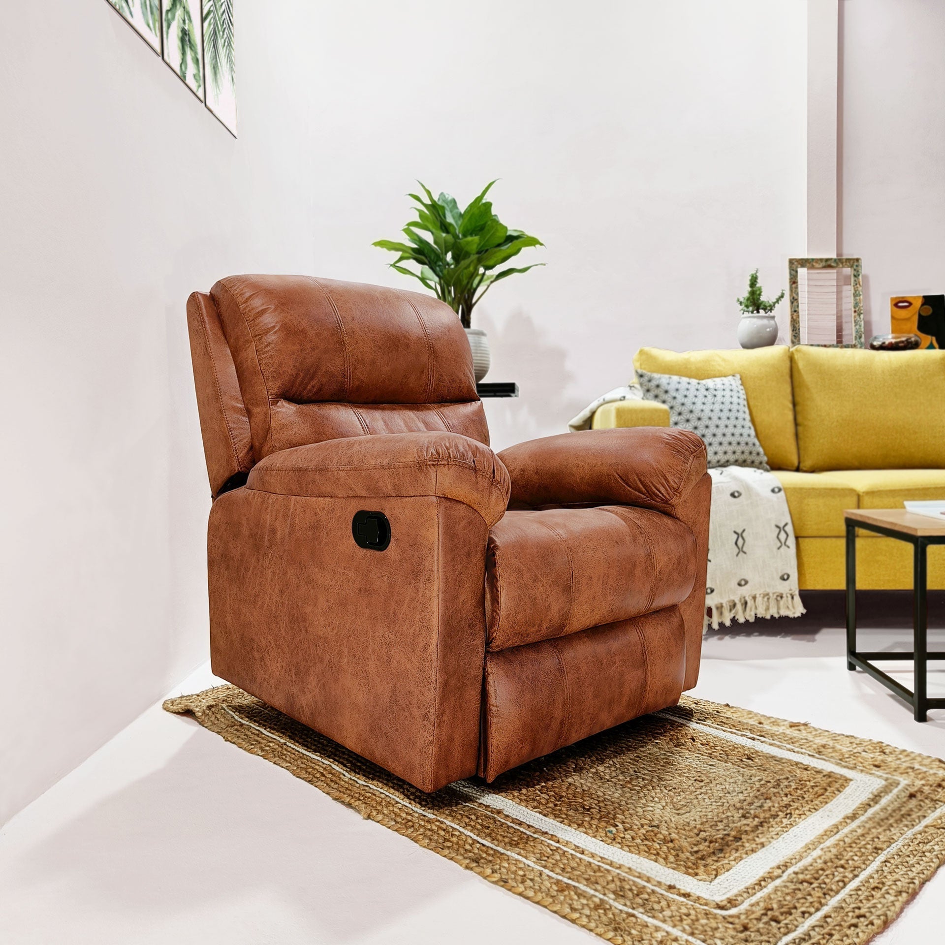 Louis Fabric Manual Recliner