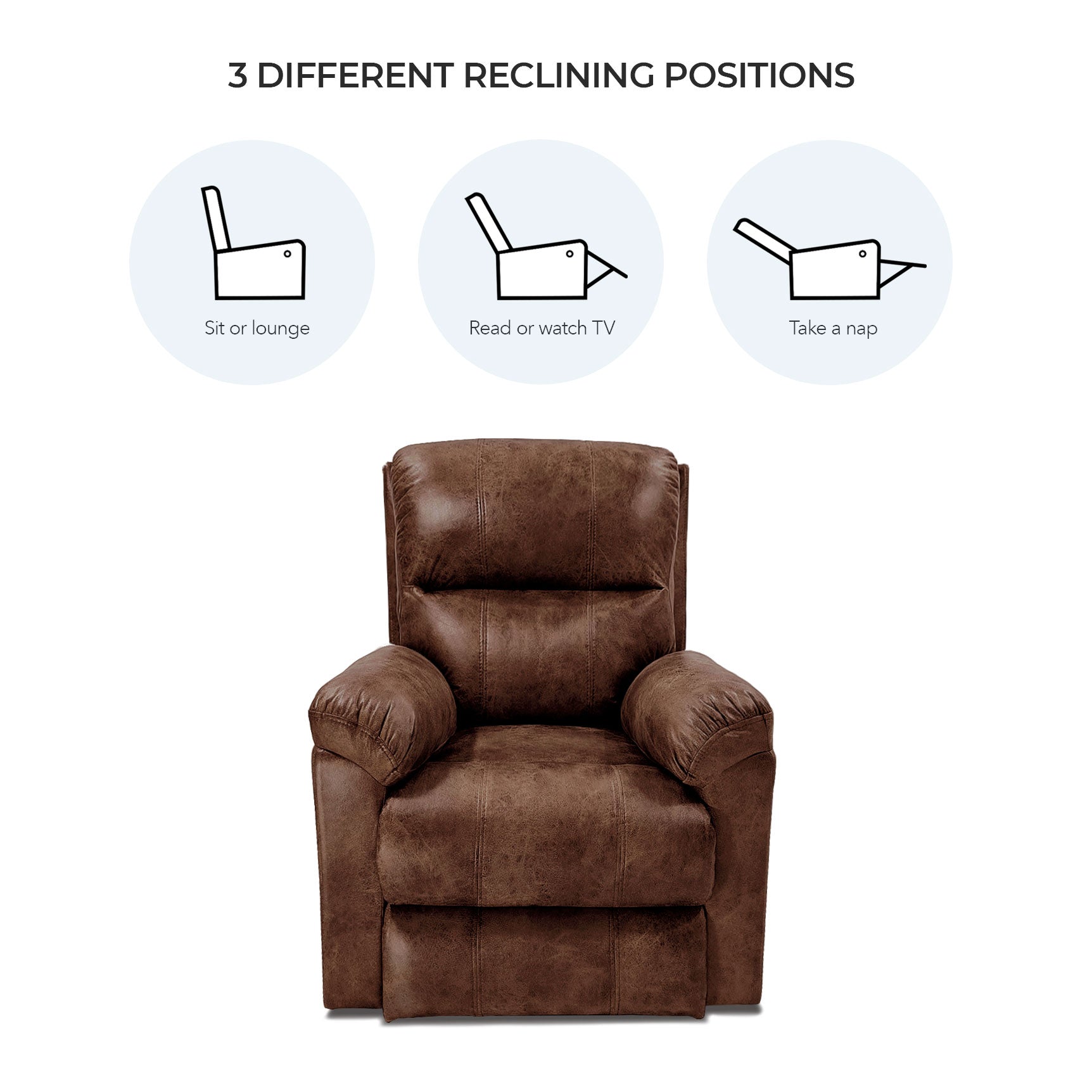 Louis Fabric Manual Recliner