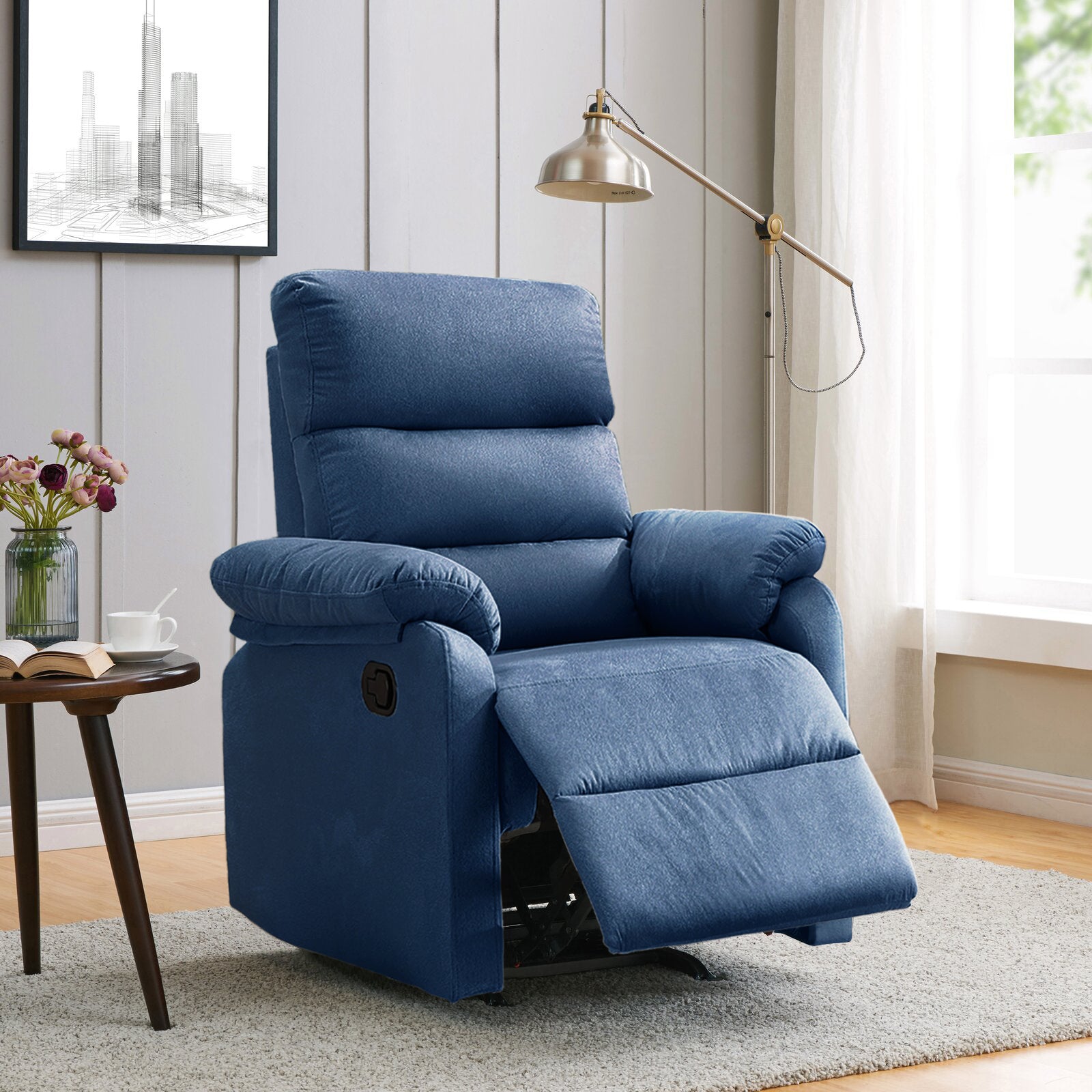 Cypress Manual Fabric Recliner