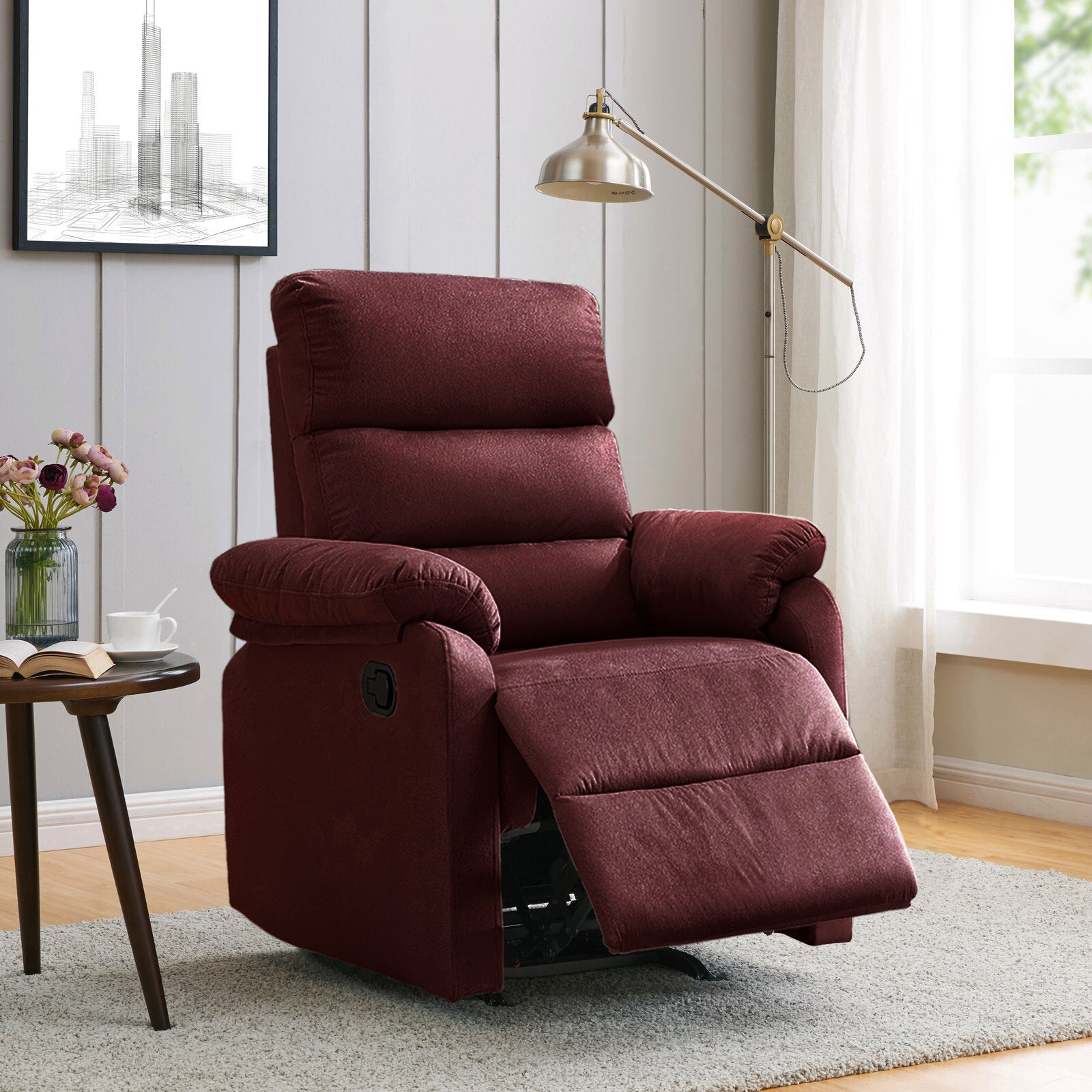 Cypress Manual Fabric Recliner