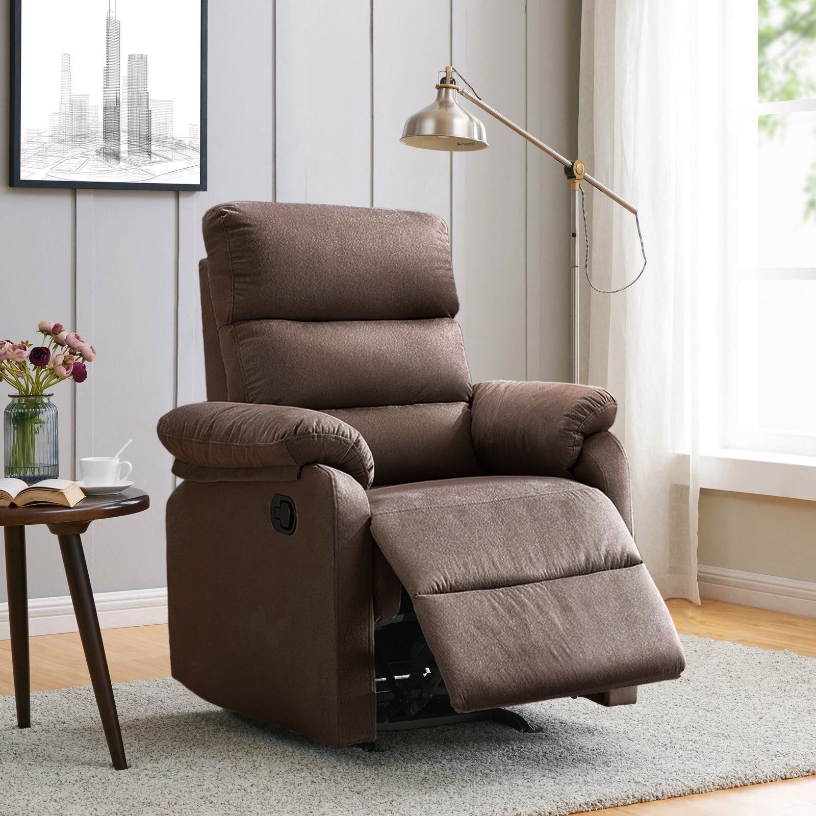 Cypress Manual Fabric Recliner