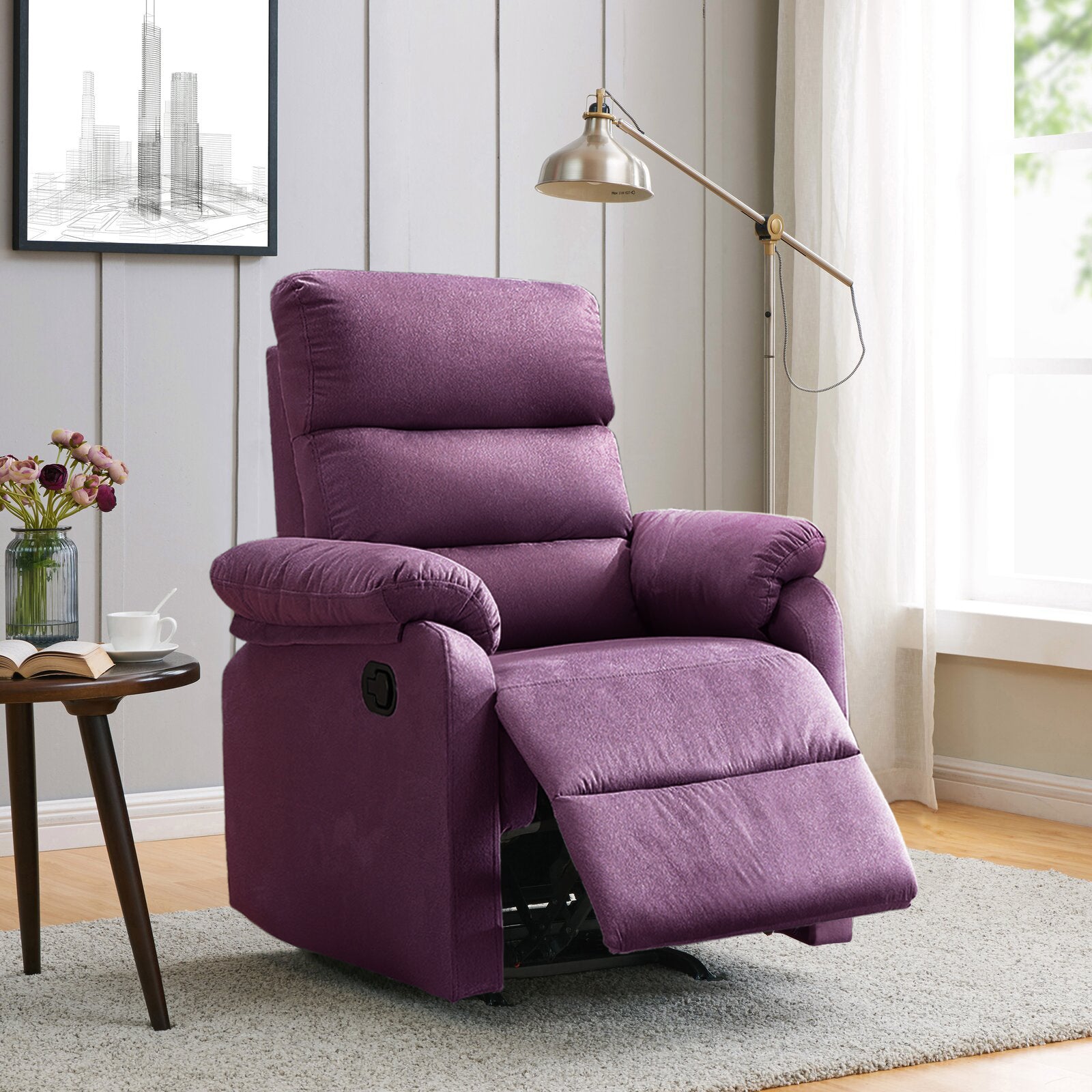 Cypress Manual Fabric Recliner