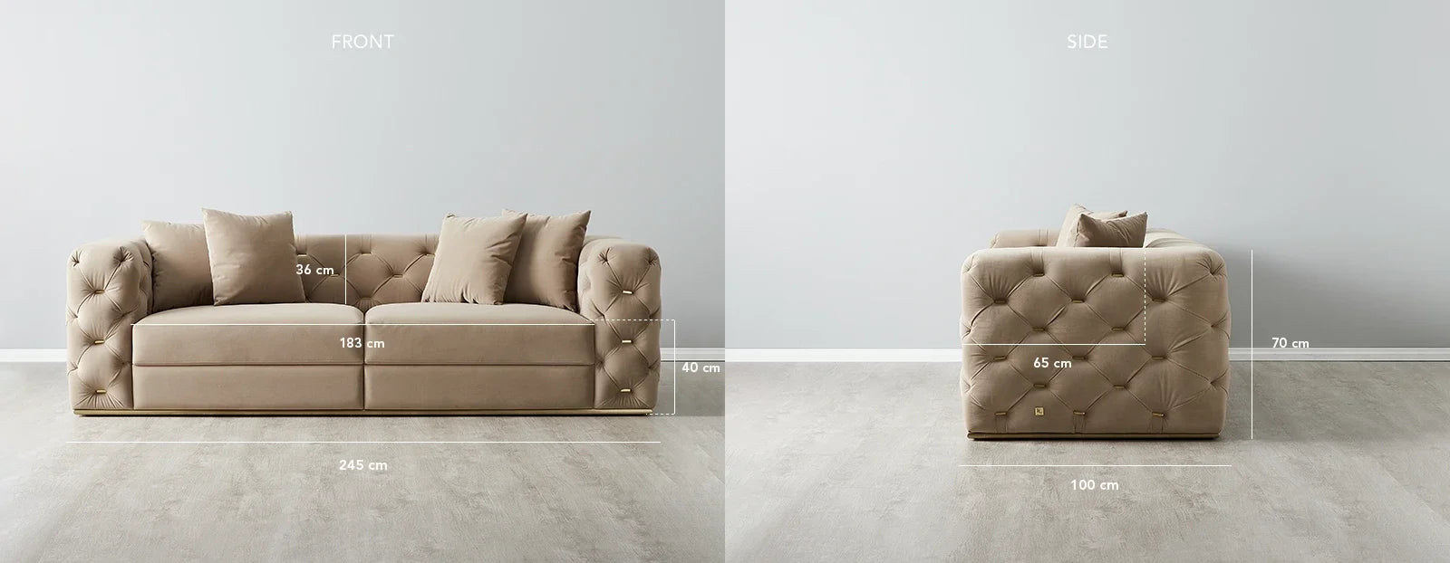 Gatsby Couch – Stylish & Sleek for Modern Spaces